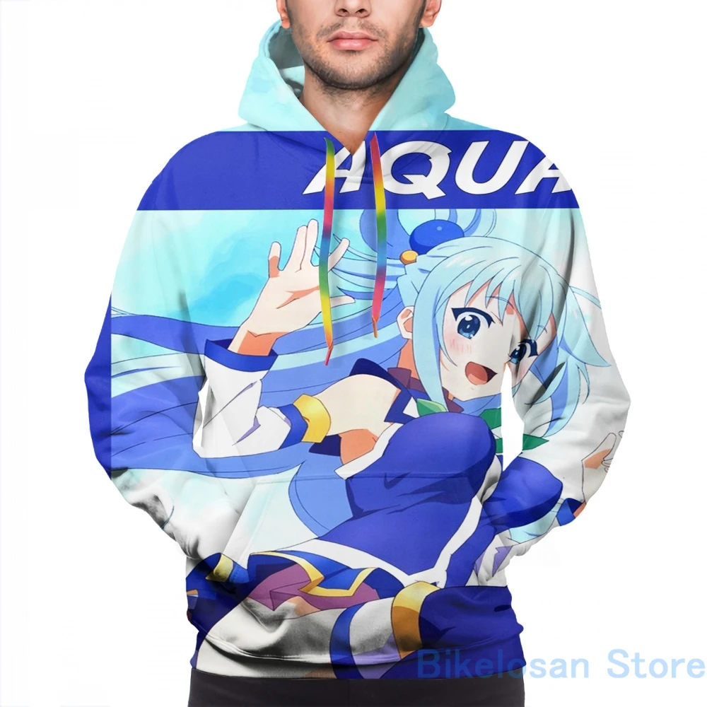 Женская Повседневная Толстовка с принтом AQUA KONOSUBA 01 |