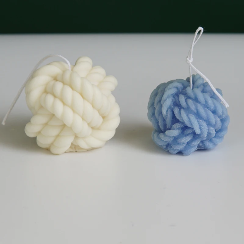 2 размера вязальная пряжа лампы в форме свечи силиконовые формы DIY грубая