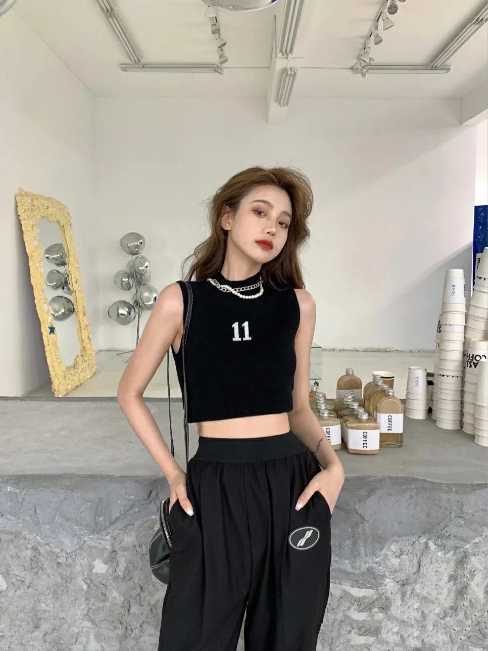 

Knitted sleeveless vest tank top argyle sweater vest y2k sweater vest vintage sweater sweater vests sweater