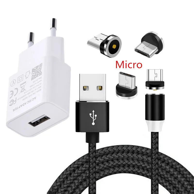 Зарядный кабель Asus Zenfone Max ZB634KL ZB631KL магнитный Micro USB для Samsung A10 Huawei Honor 8X Meizu M5