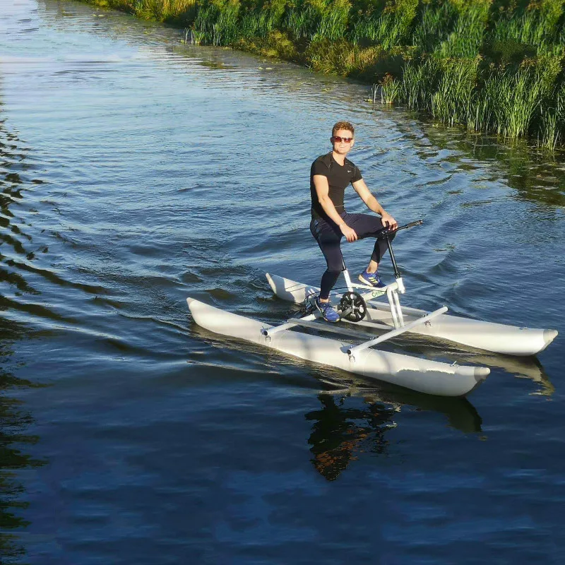 

Buoyantien Inflatable Water Bike For Water Sport Portable Yacht Kayak Boat Sea Pedal Bicycle Water Sport For Aquatic Park