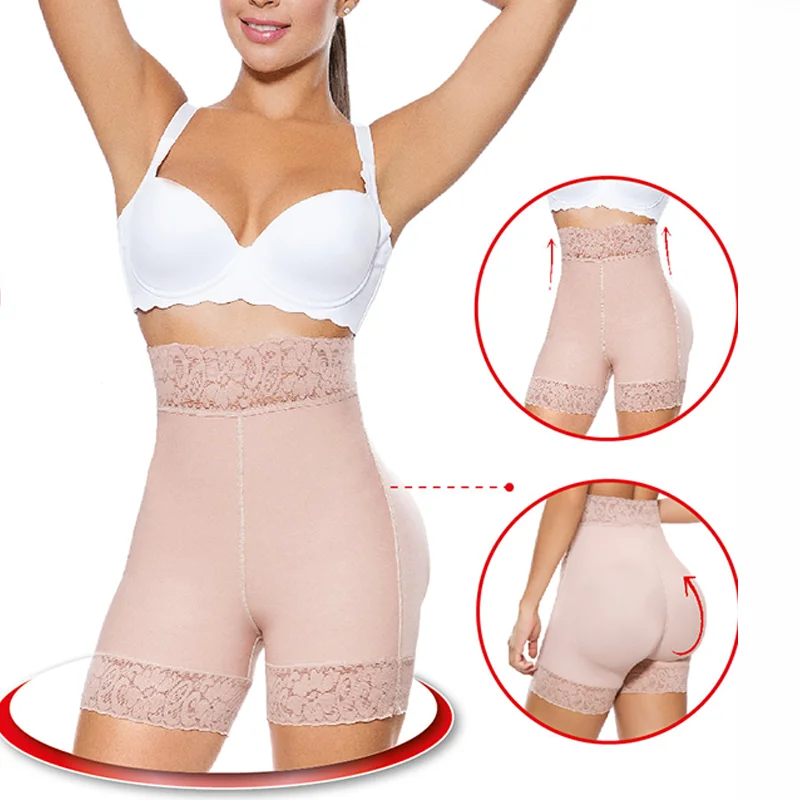 

Женские удлинители для ягодиц Fajas батареек, удлинитель бедер с высокой талией, подкладки, нижнее белье, Утягивающие трусики, утягивающие ягодицы