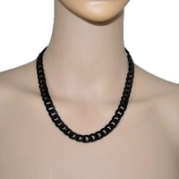 vintage chain choker necklace for women men black gold silver color fashion portrait chunky chain necklaces jewelry