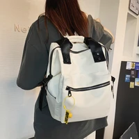 large capacity women backpack multifuction nylon backpack for teenager girls school shoulder bag canvas laptop back pack mochila