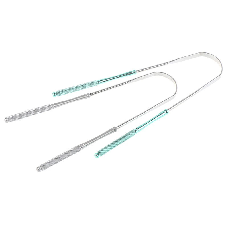 Скребок для языка из нержавеющей стали щетка чистки рта свежая очистка дыхания