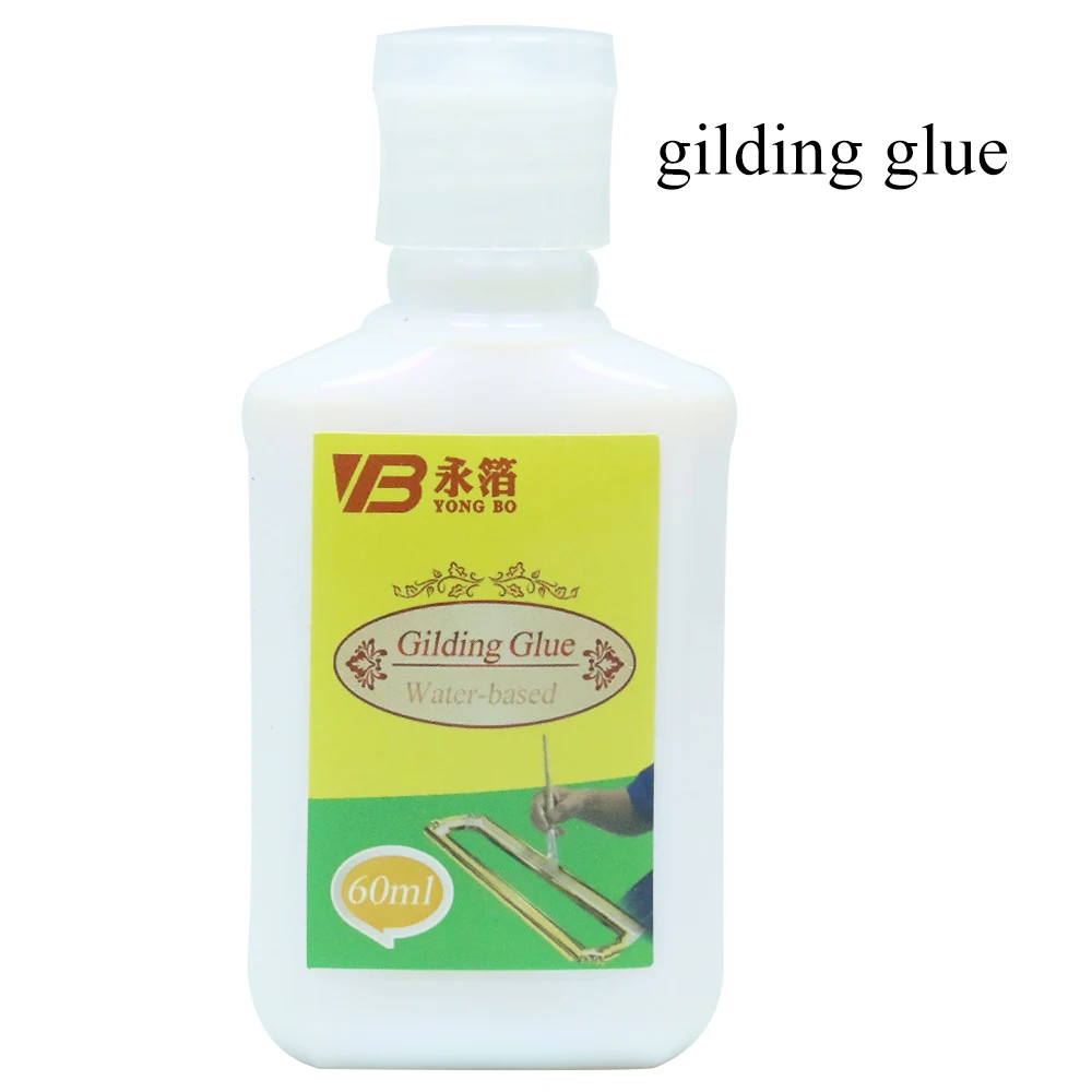 Glue 1000 шт 14X14 см и 16X16 см Имитация листового золота листы, позолота клей, лист красной чистой меди листы, материалы для украшения - Цвет: Glue
