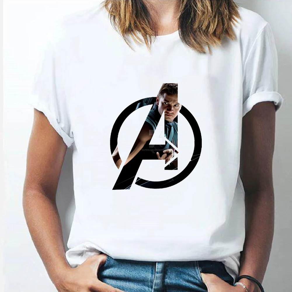 Лето 2021 футболки с принтом Marvel для начинающих футболка унисекс большого размера d