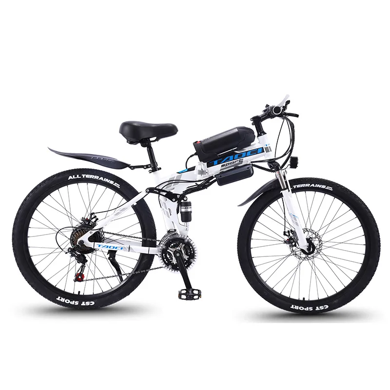 

26 inch double cross country fat tire electric bicycle 500W 48V folding smart electric bicycle