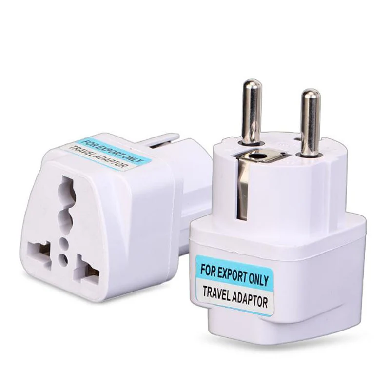 Белый Международный Универсальный EU немецкий французский переходник для