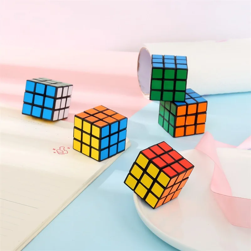 12 шт./лот 3 см маленький куб 3x3x3 Детский Мини скоростной волшебный головоломка для