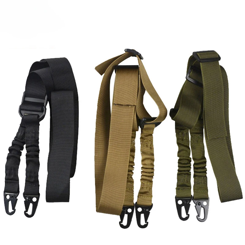 

Outdoor Multifunctional Two-Point Belt Task Rope Sports Quick Release CS Tactical Strap Lanyard Messenger Rope Nylon Grab Rope