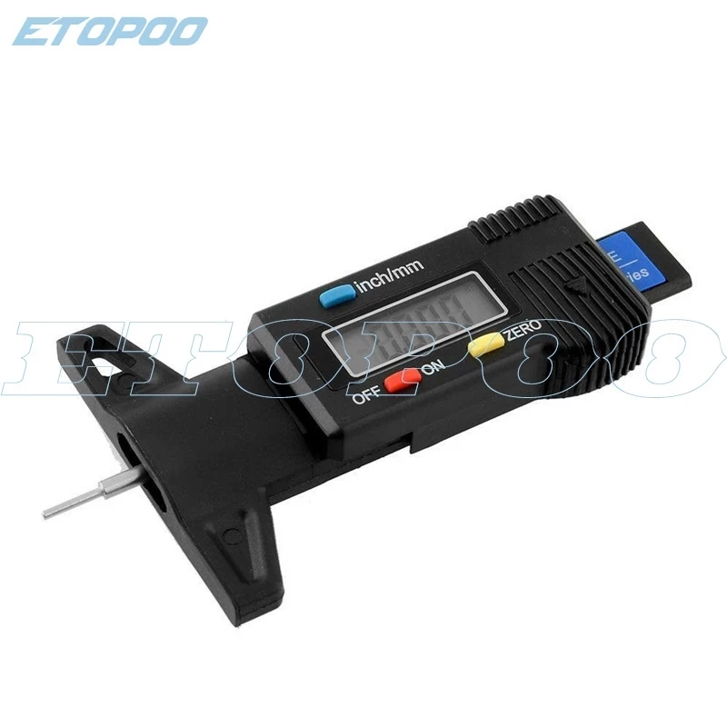 Цифровой Автомобильный манометр для шин суппорт Глубина протекторного рисунка