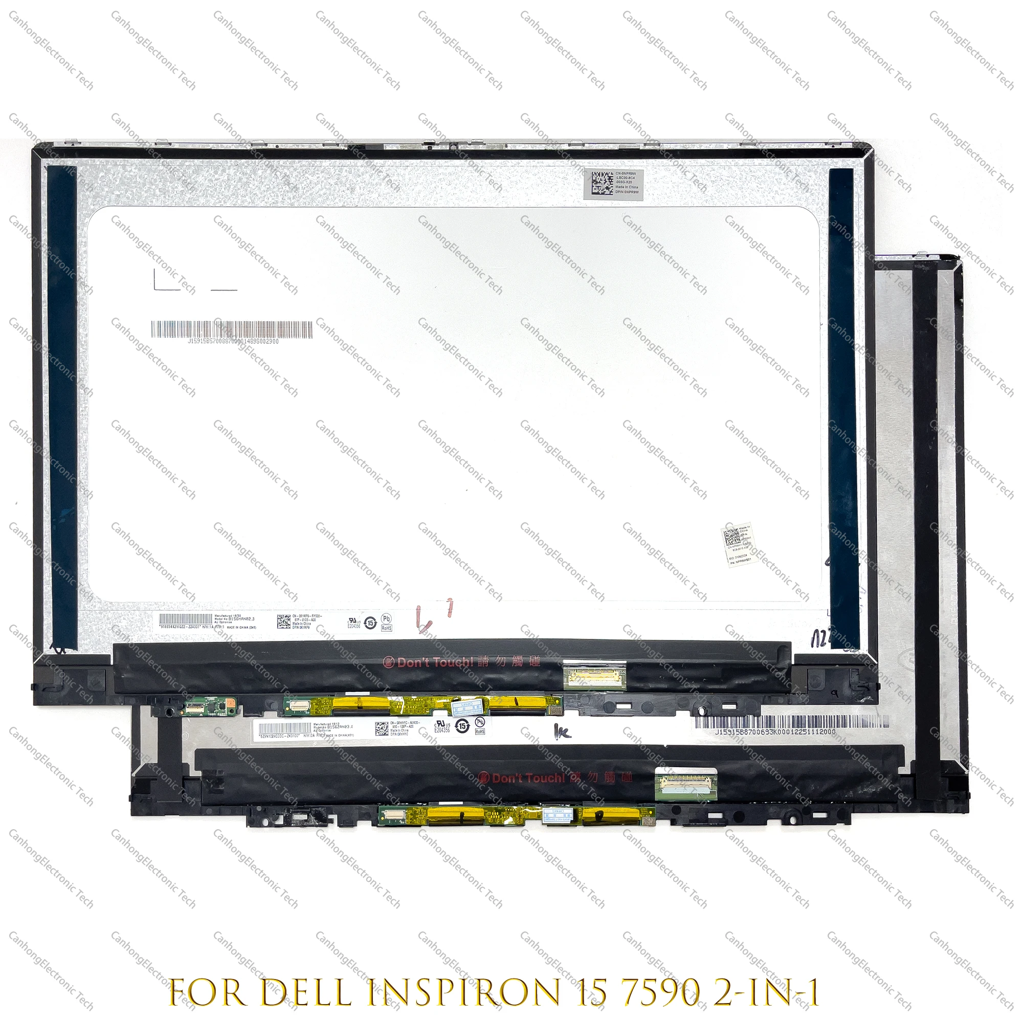15 6 &quot4K UHD FHD для Dell Inspiron 7590 7591 2 в 1 P83F P83F001 P84F P84F001 ЖК-дисплей с сенсорным экраном и