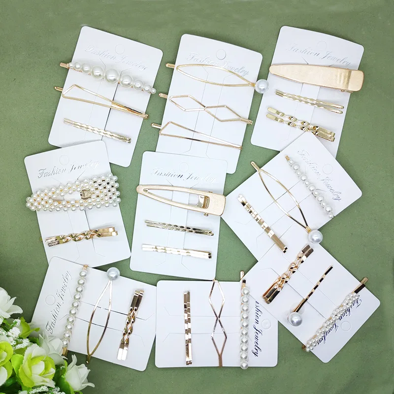 

Женская заколка для волос с имитацией жемчуга