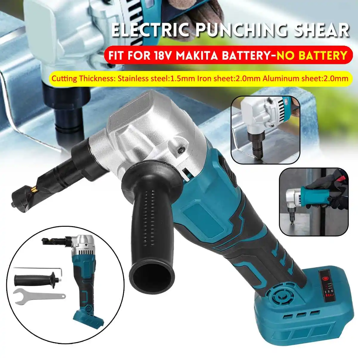 

Ножницы ударные, 3 скорости, 360 °, из нержавеющей стали