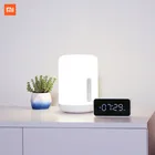Прикроватная лампа Xiaomi Mijia 2, умный светильник, голосовое управление, сенсорный переключатель, приложение Mi home, светодиодная лампа для Apple Homekit, часы Siri и xiaoai