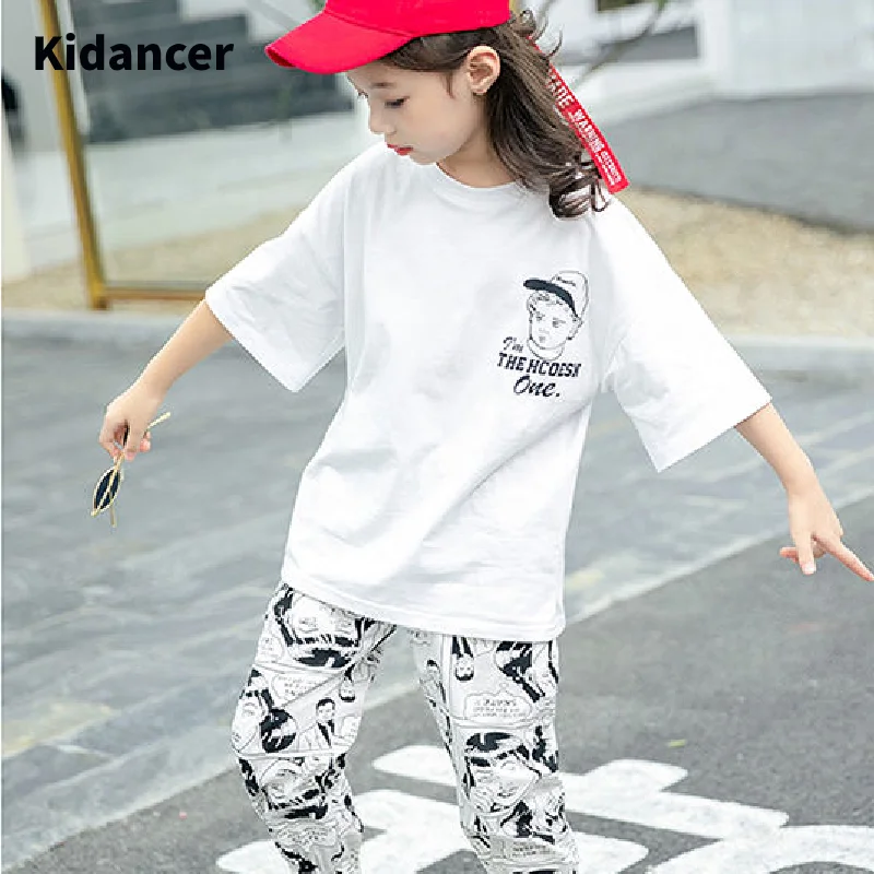 Детская одежда костюм для мальчиков в стиле хип-хоп комплекты детей девочек ей