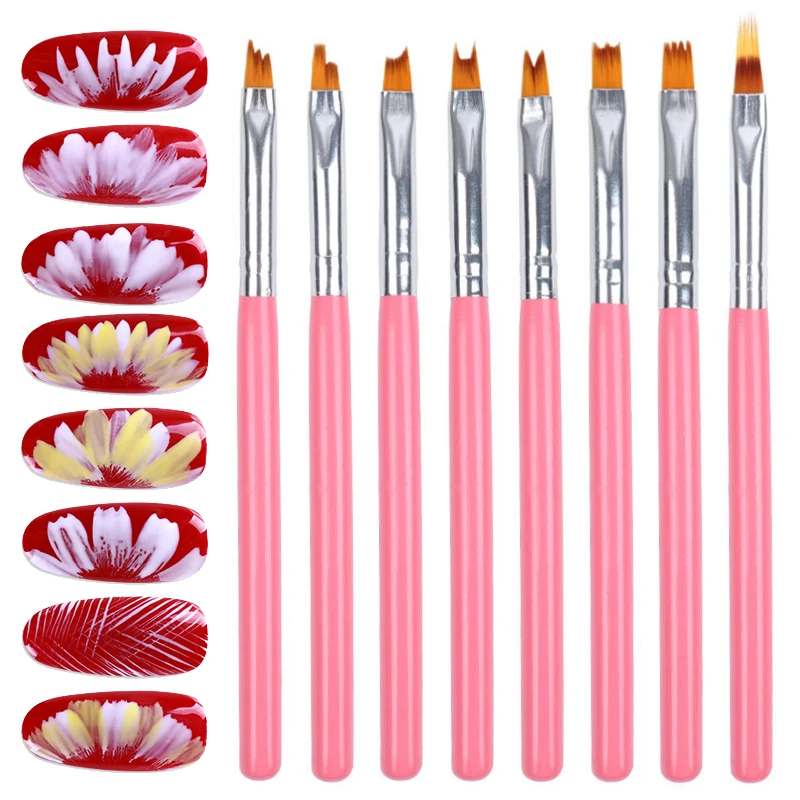 Акриловая маникюрная кисть для нейл арта кисти рисования набор инструменты