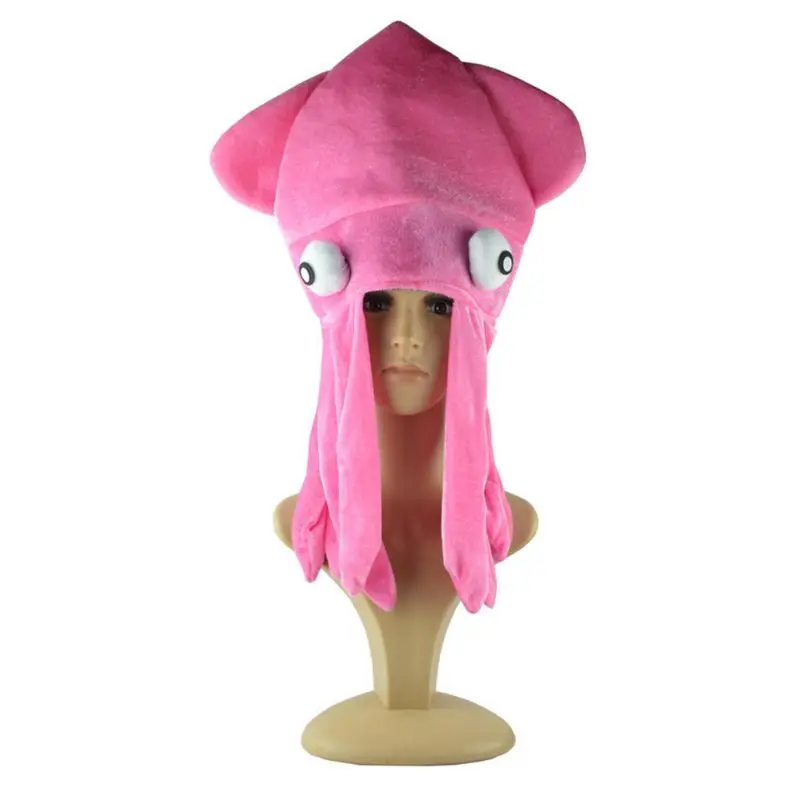 Радужная шапка кальмар забавные и сумасшедшие вечерние шапки морская с