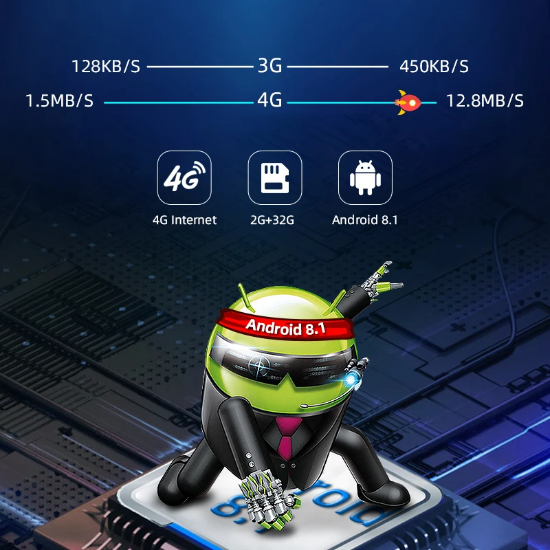 Автомобильный видеорегистратор Jansite 12 дюймов 4G Android двойная камера 1080P зеркало