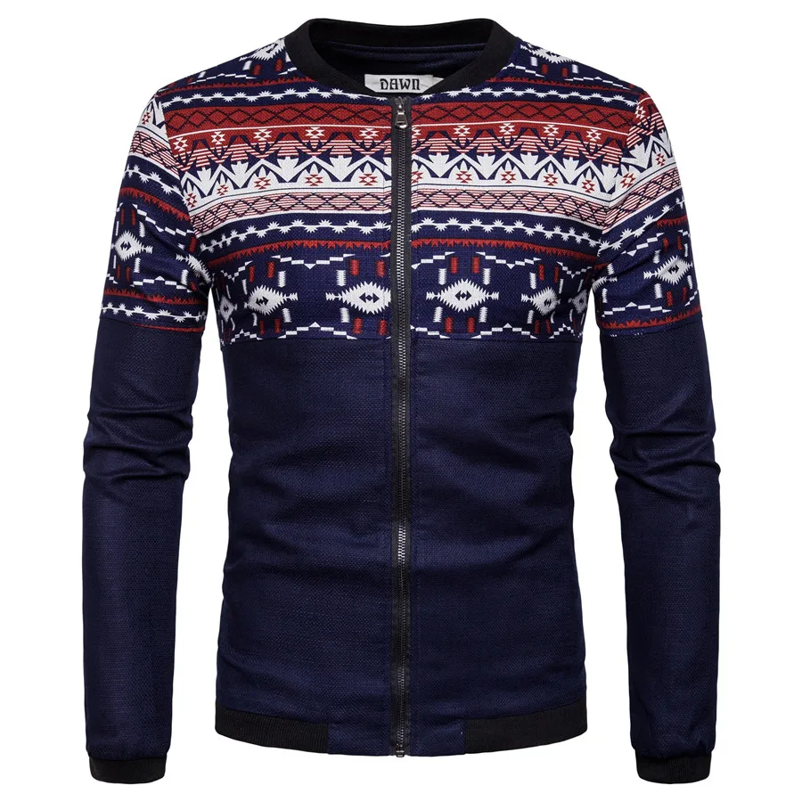 Модная куртка пилот с воротником стойкой мотоциклетная узким принтом мужские