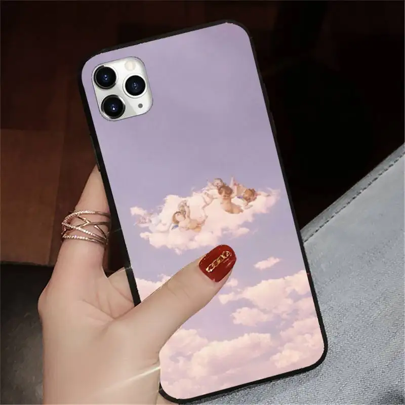 

Renaissance angels Phone Cases for iPhone 11 12 pro XS MAX 8 7 6 6S Plus X 5S SE 2020 XR