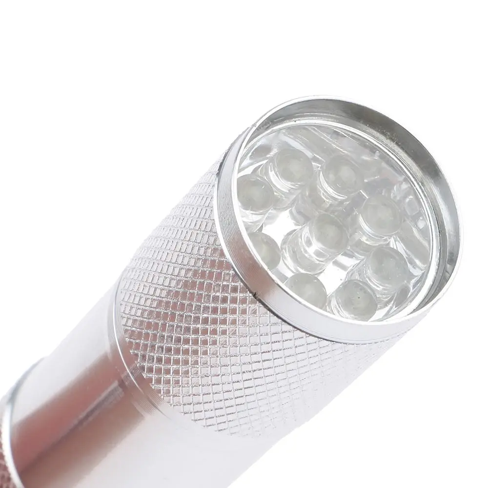 

LED 9 UV function lamp super flashlight portable detector aluminum practical