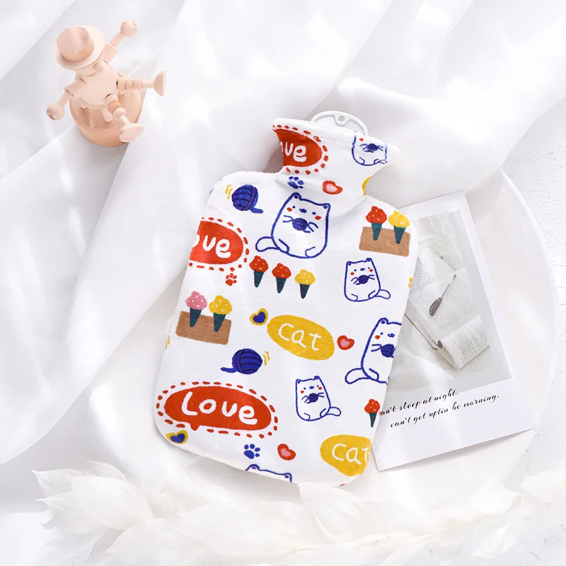 

Cartoon Warm Hot Water Bottle Mini Portable Plush Washable Water Winter Hand Warming Hot Water Bag Lovely Hand Warming Treasure