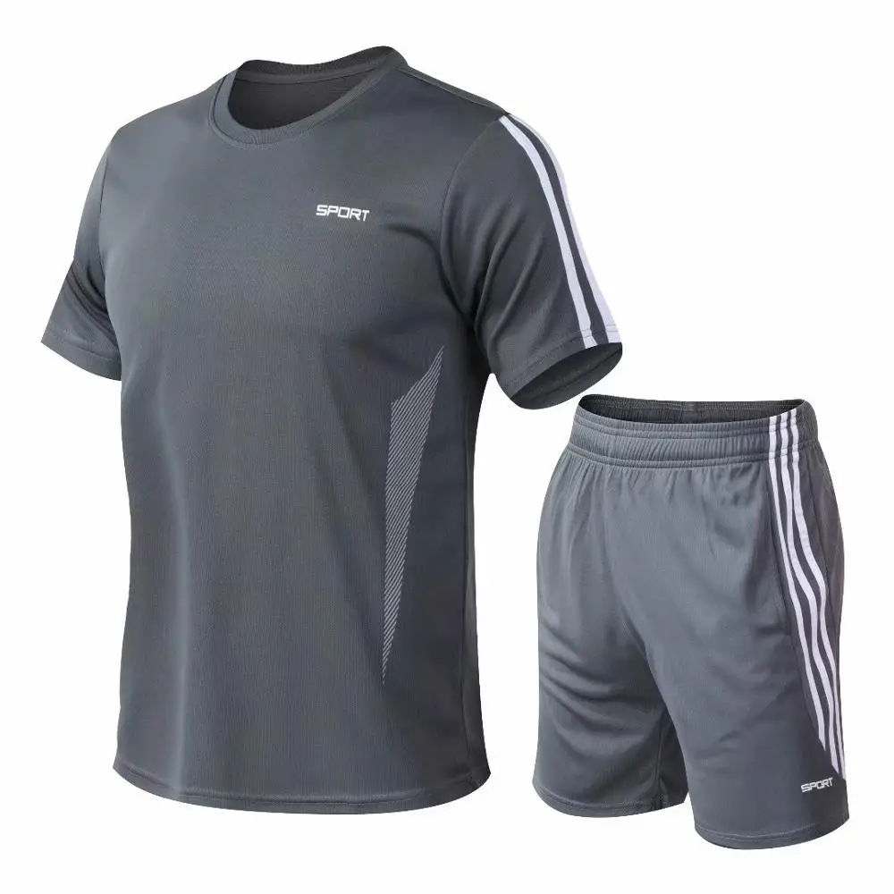 

Running Sets Men Women Kids Sportswear Short Sleeve GYM Fitness 2 Pieces Basketball Tennis Football Sports Soccer Training Suits