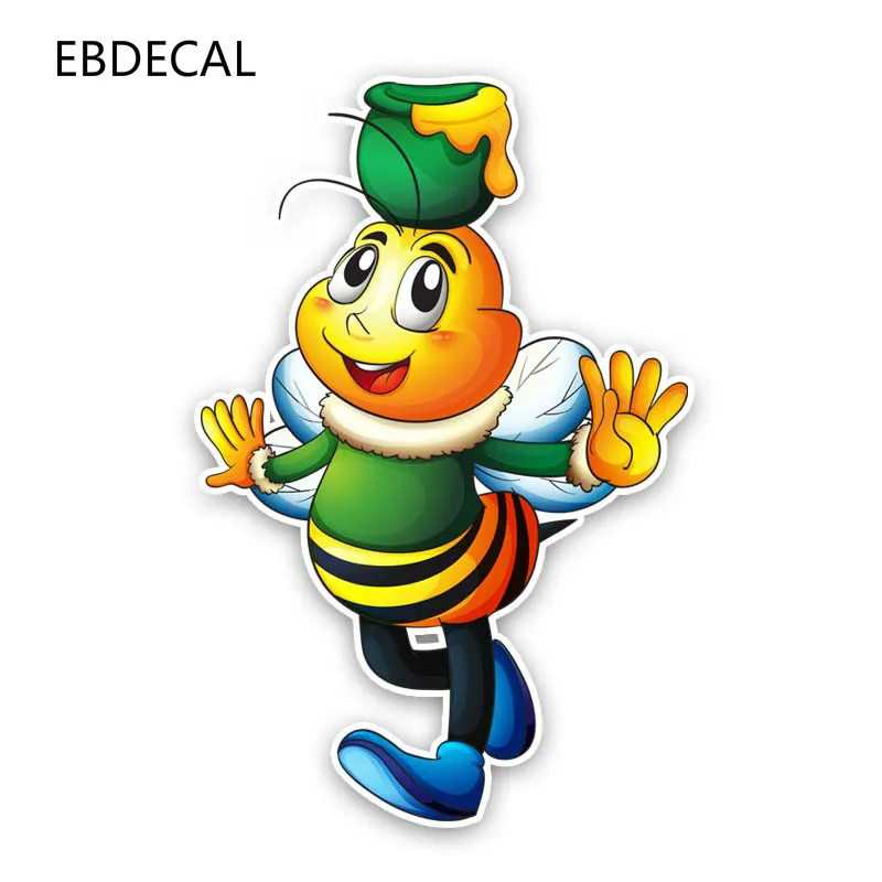 Ebdeckle пчелы Топ медовая банка для Авто/бампер/окно/наклейка на стену стикеры