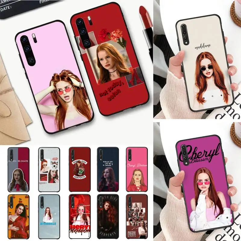 

TOPLBPCS Cheryl Blossom Riverdale Phone Case For Huawei P30 plus P8 lite P9 lite Back Coque for Psmart P20 pro P10 lite