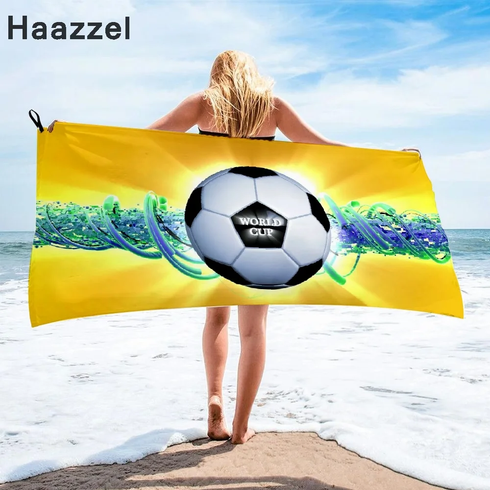 Банное полотенце из микрофибры с принтом | Спорт и развлечения