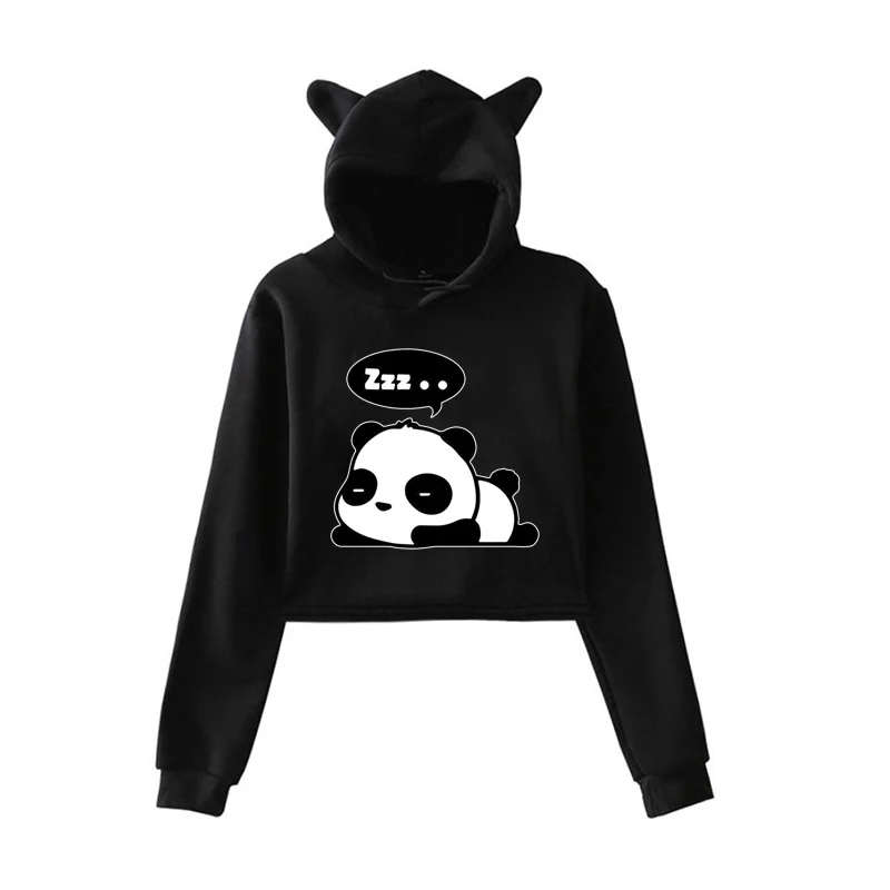 Милые женские толстовки Bikinis Secret модные укороченные топы с принтом для девочек