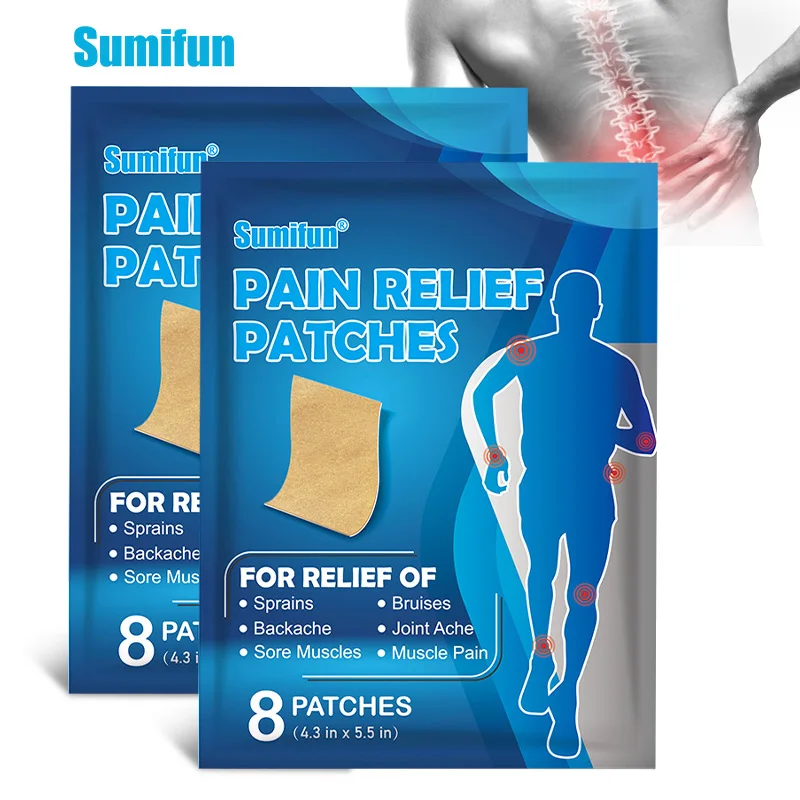 

16Pcs Sumifun Joint Pain Medical Plaster Herbal Muscle Sprains Back Pain Relief Patch Treat Bruises Knee Joint Pain Sticker