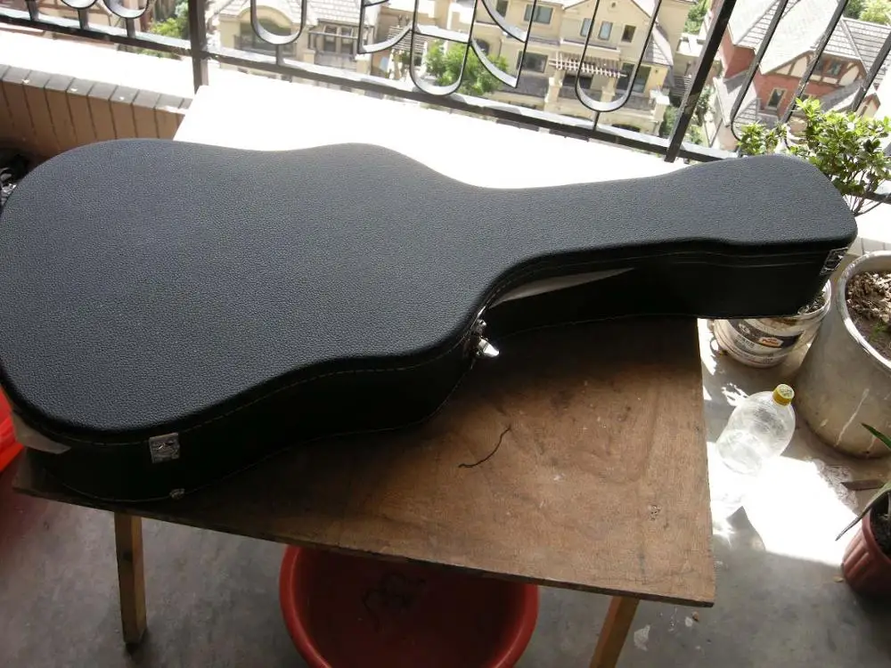 Натуральная ель твердая верхняя D стиль 45 Акустическая гитара электрическая с