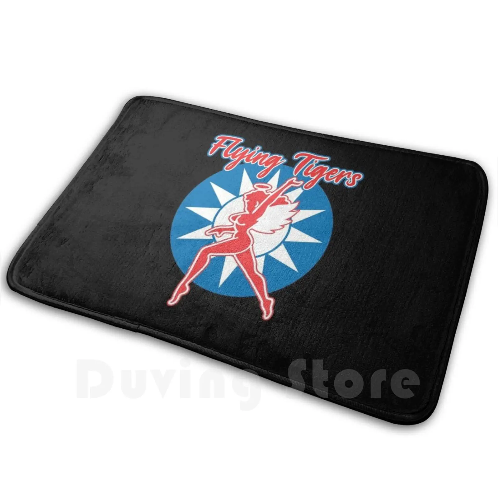 Летающие тигры коврик с надписью знаков Второй мировой войны ангелами подушка