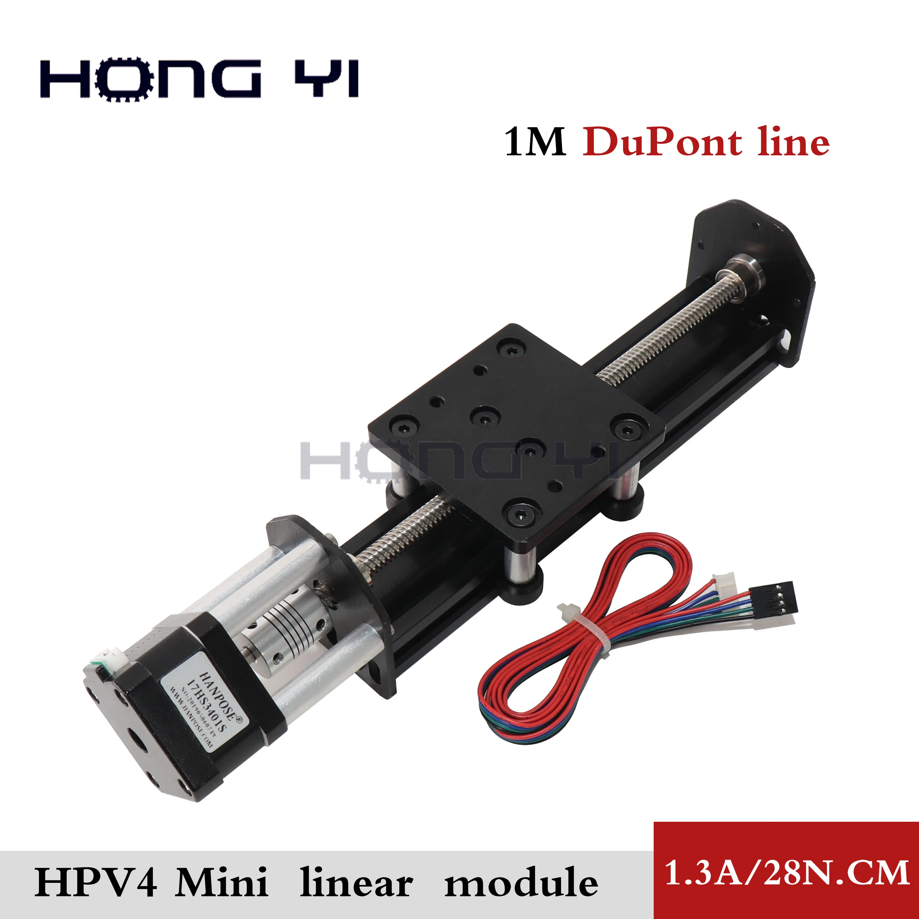 Линейный Привод Mini V модуль HPV4 с шаговым двигателем NEMA 17 17HS3401 28 Н. См 1 3a 34 мм