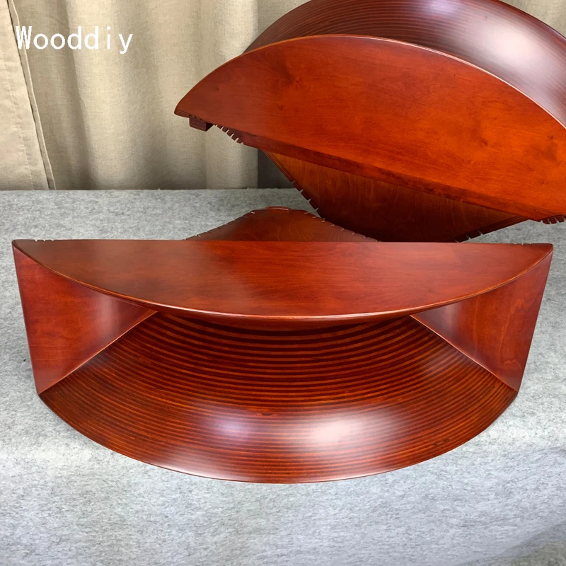 Wooddiy 2 дюймов деревянный рожок Березовая фанера одна пара rh 03 шозо Киносита 11bc