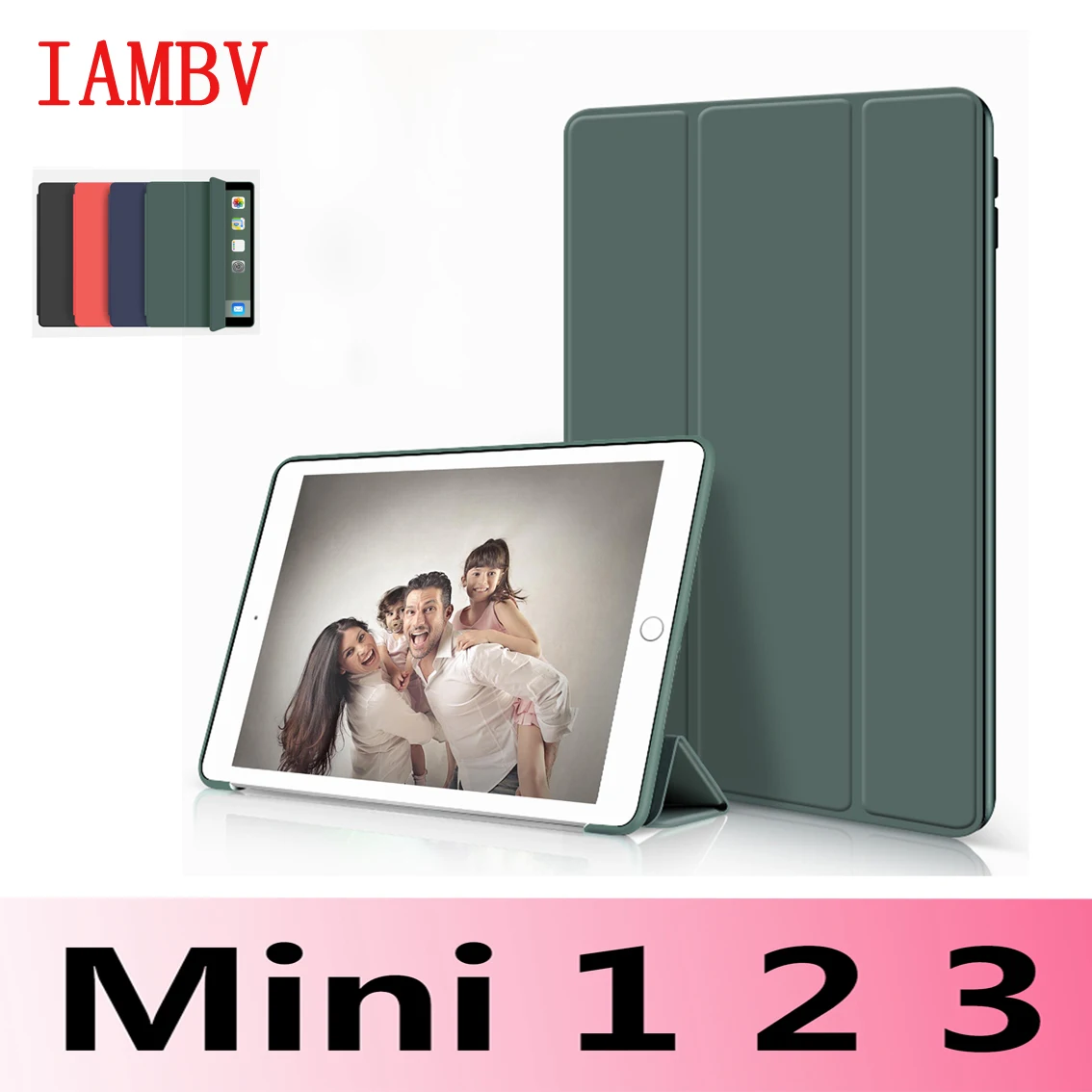 Мягкий чехол для ipad Mini 1 2 3 ультратонкий Магнитный смарт из ТПУ сна пробуждения