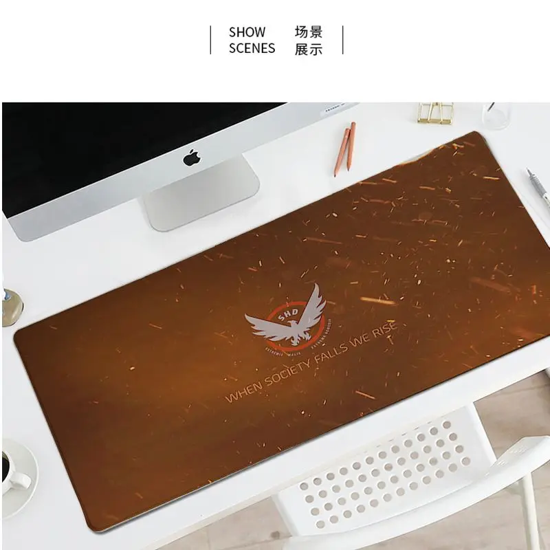 

Игровой коврик для мыши Tom Clancy's The Division SHD, размер XXL, коврик для мыши, Аниме Коврик для ноутбука, настольного компьютера, игровой коврик для Lol/...