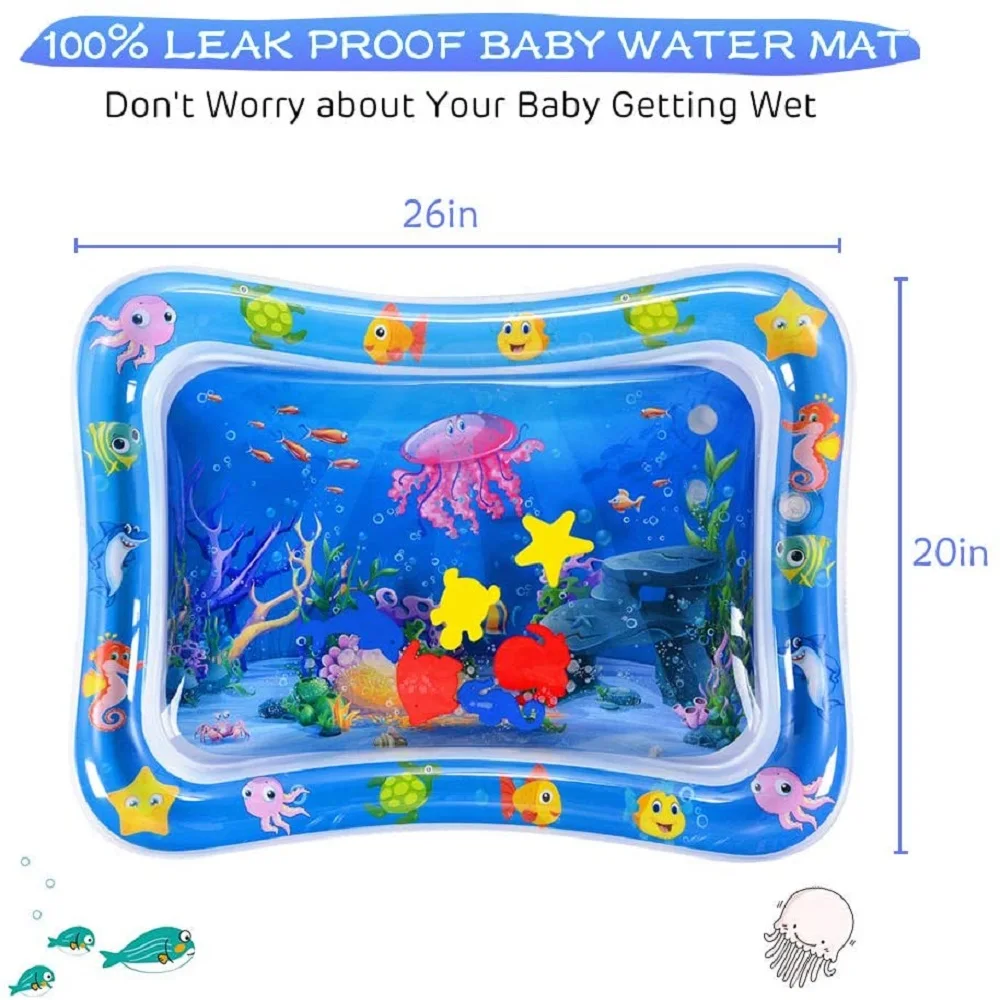Лидер продаж детский игровой коврик для воды надувной игр с животиком детей