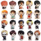 10 см Haikyuu плюшевые брелоки Фигурки игрушки Хината шоё Оикава тоору мини плюшевая подушка мягкая кукла подушка маленькая аниме подвеска