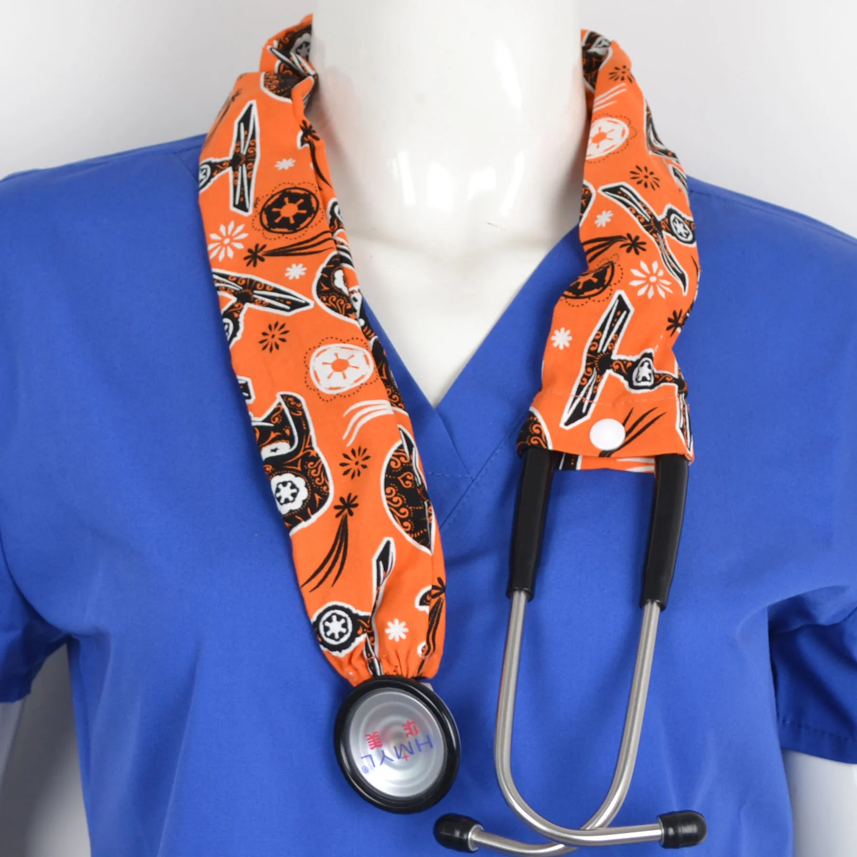 

Медицинский чехол для стетоскопа из хлопка красного цвета