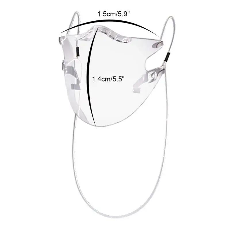 

Transparent Protective Mask Face Shield Reusable Dust-proof Protect Clear Masks Bandage Best Reusable Cover Mouth Nose Helmet
