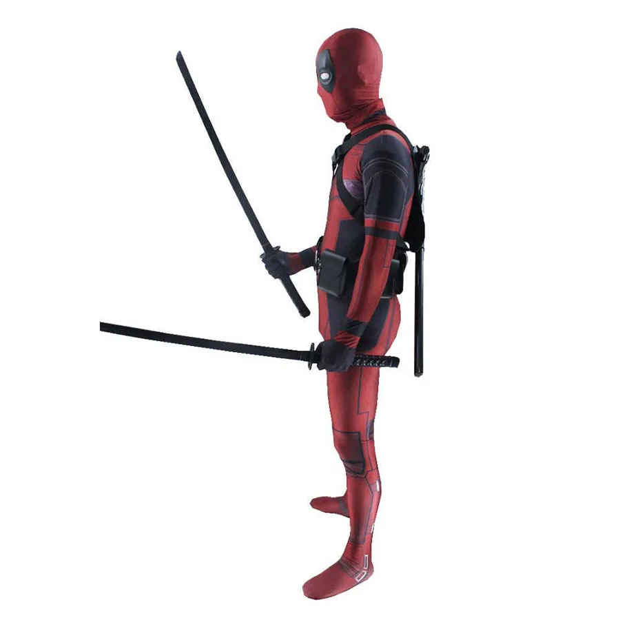Костюм Дэдпул взрослый человек спандекс лайкра зентай боди костюм для
