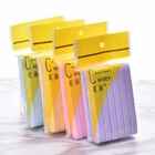 BGVfive, 12 шт.компл., косметическая губка для очистки, очищающая губка для лица, средство для ухода за кожей