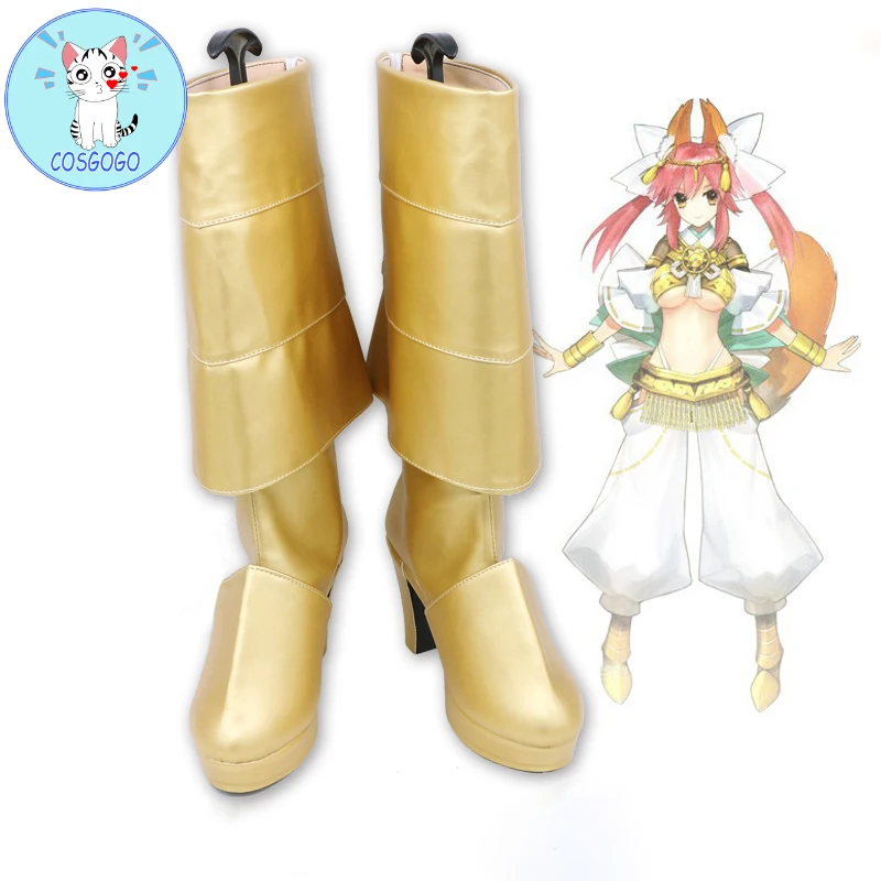 Сапоги для косплея Fate Extra CCC Caster Tamamo no Mae богини | Тематическая одежда и униформа