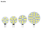Светодиодная лампочка G4 SMD, сменные галогенные лампы теплого и холодного белого света, 12 В постоянного тока, 4,8 Вт, 2,4 Вт, 1,8 Вт, 1,2 Вт