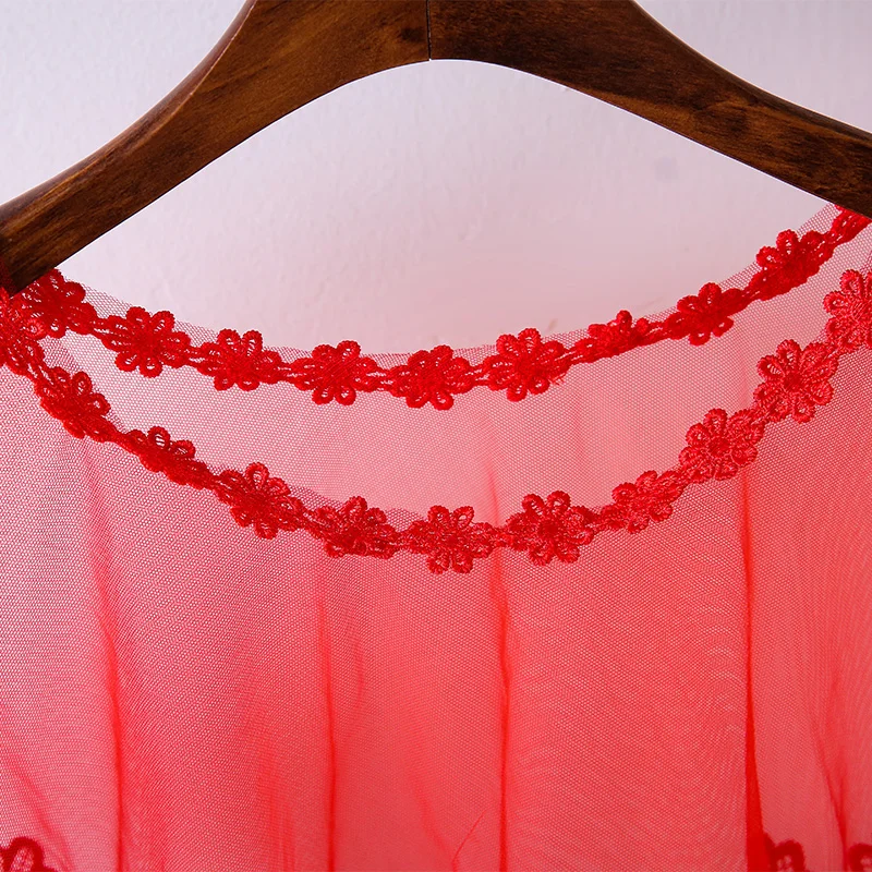 Spring Summer Lace Collar Sunscreen Cloak Neck Shawl Thin Short Coat Jacket Strapless Small Vest Wedding | Дом и сад