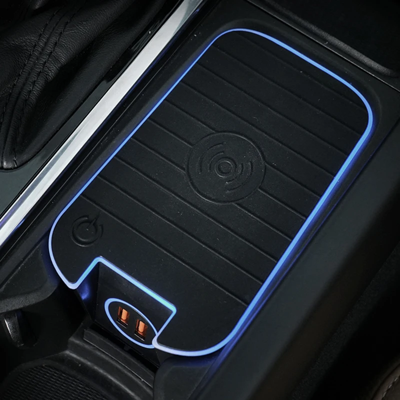 Панель телефона с беспроводной зарядкой для Volvo XC60 2017 2018 USB 3 0 автомобильное